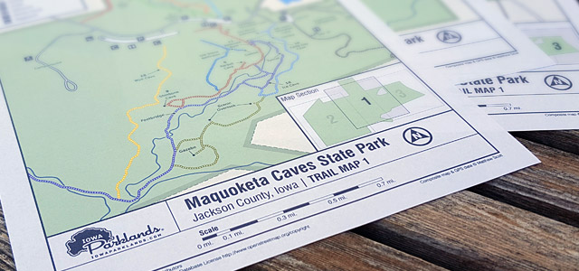 Maquoketa Caves State Park Trail Map