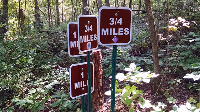 Unique Signs on Iowa Trails - Lacey Keosauqua State Park