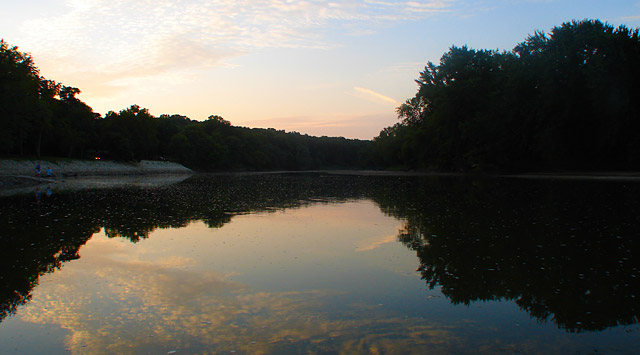 Des Moines River at Dolliver Memorial State Park