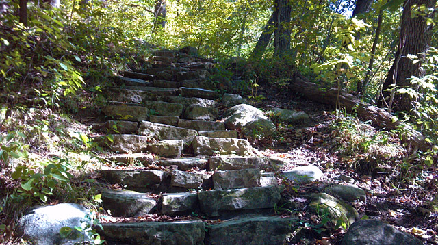 Ledges State Park Hog's Back Connector Trail